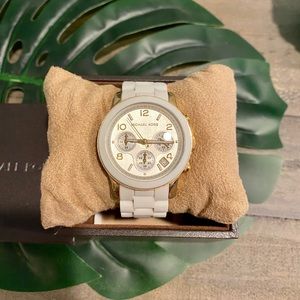 White Michael Kors women’s watch